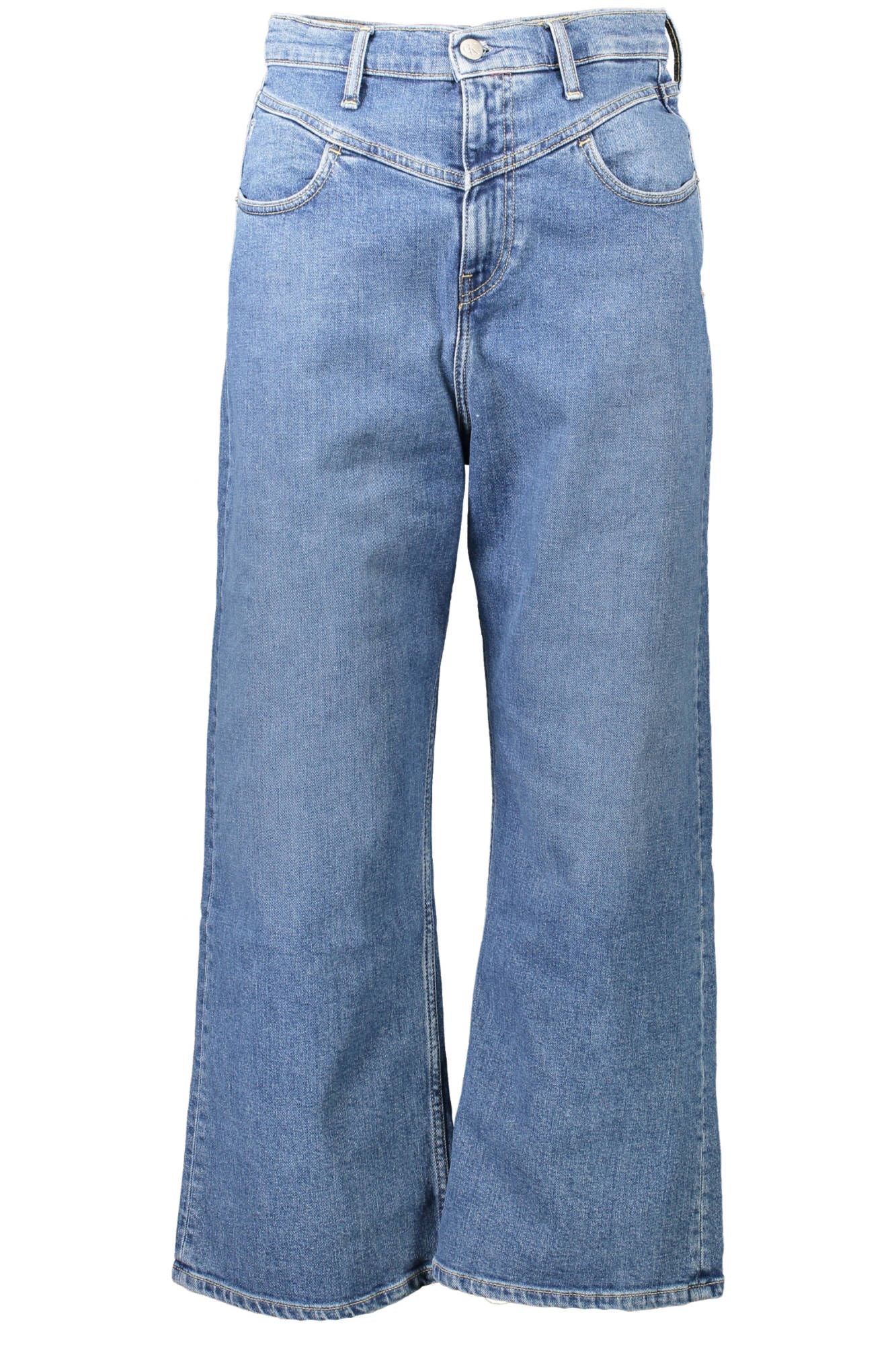 Calvin Klein High Waist Wide Leg Chic Jeans
