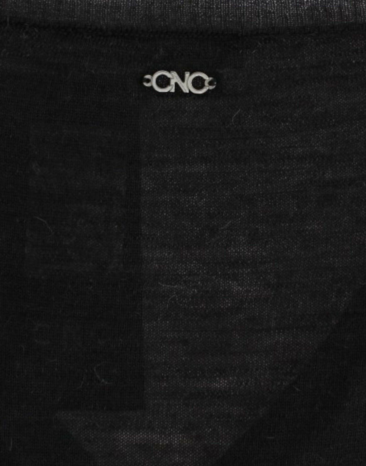 Costume National Black V-neck lightweight sweater