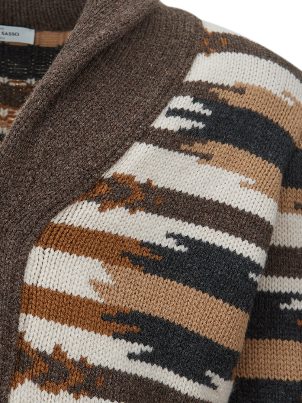 Gran Sasso Elegant Multicolor Wool Cardigan