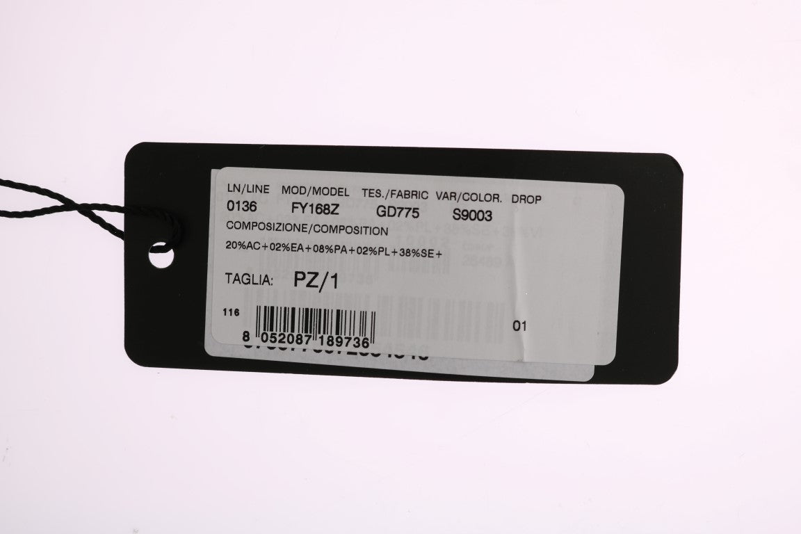 Dolce &Gabbana Zwart Zijde Roze Bloemen Kant Haar Klauw