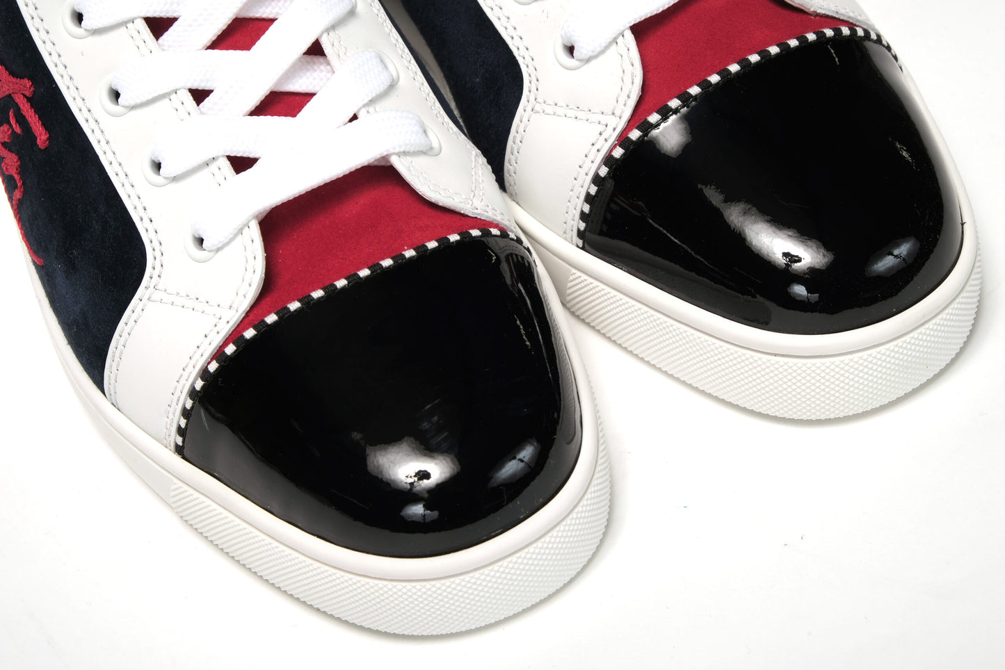 Christian Louboutin Multicolor Version Navy Louis Fklat Shoes