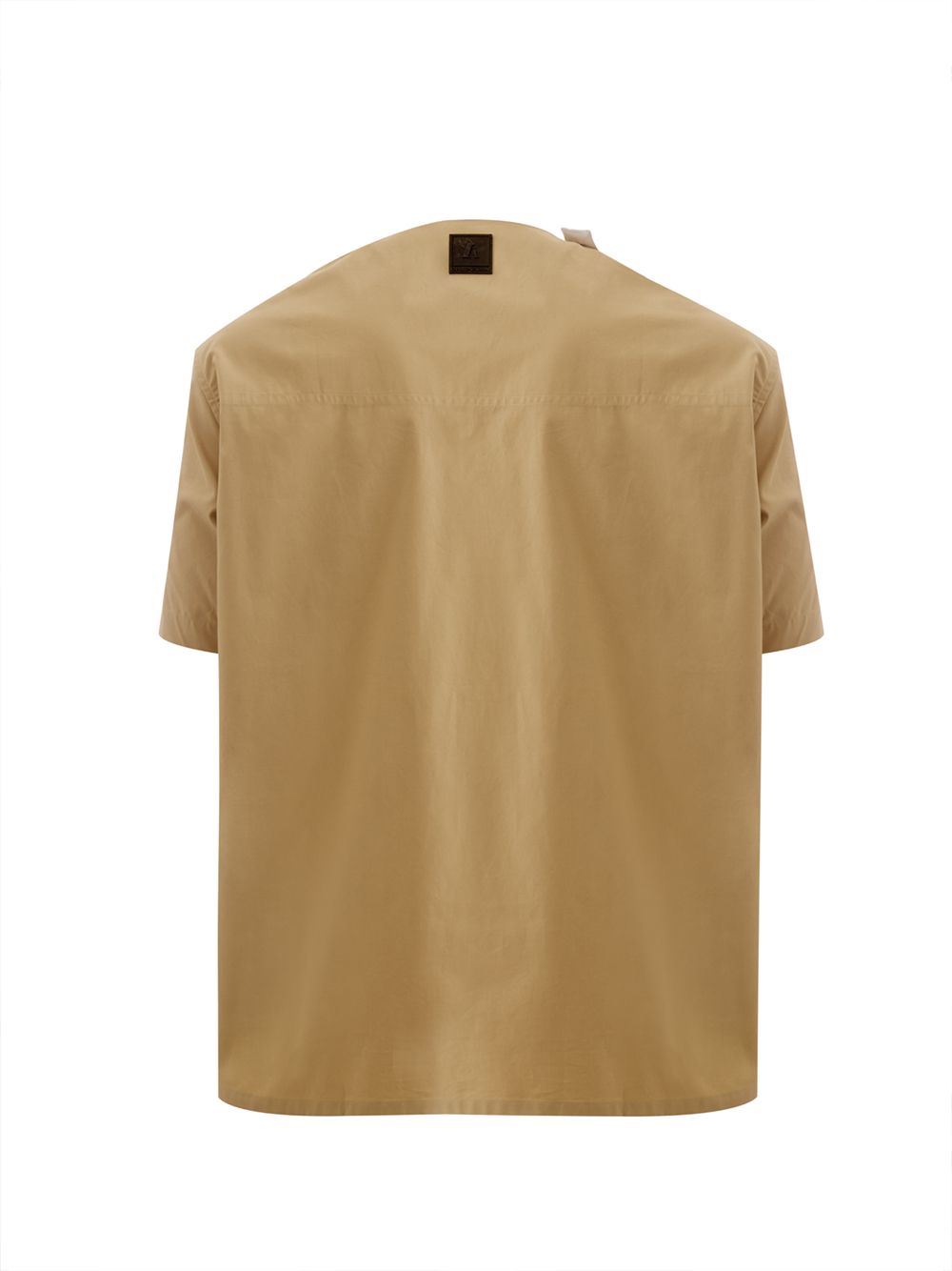 Emporio Armani Chic Beige Oversized Cotton Tee