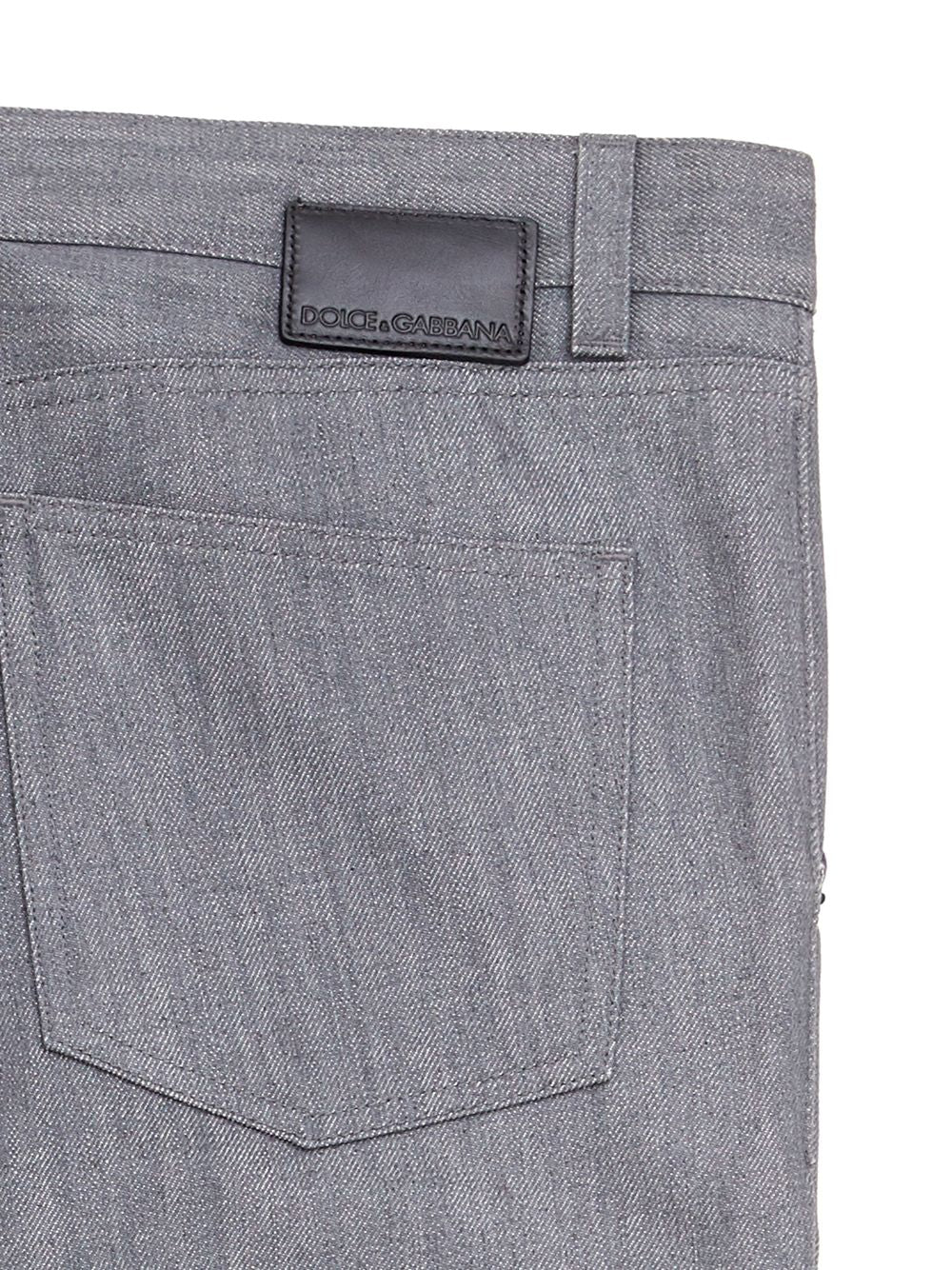 Dolce & Gabbana Elegant Grey Classic Fit Denim Jeans