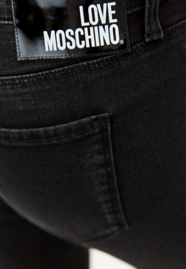 Love Moschino Elegant Black Stretch Slim Jeans