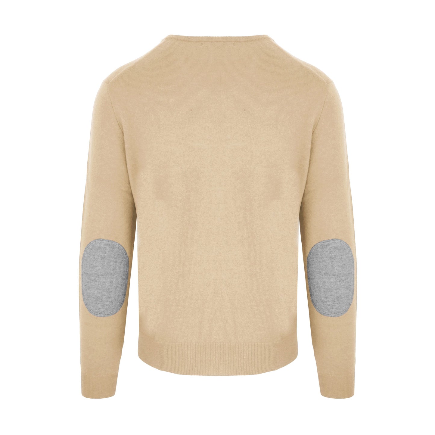 Malo Beige Cashmere Blend Roundneck Sweatshirt