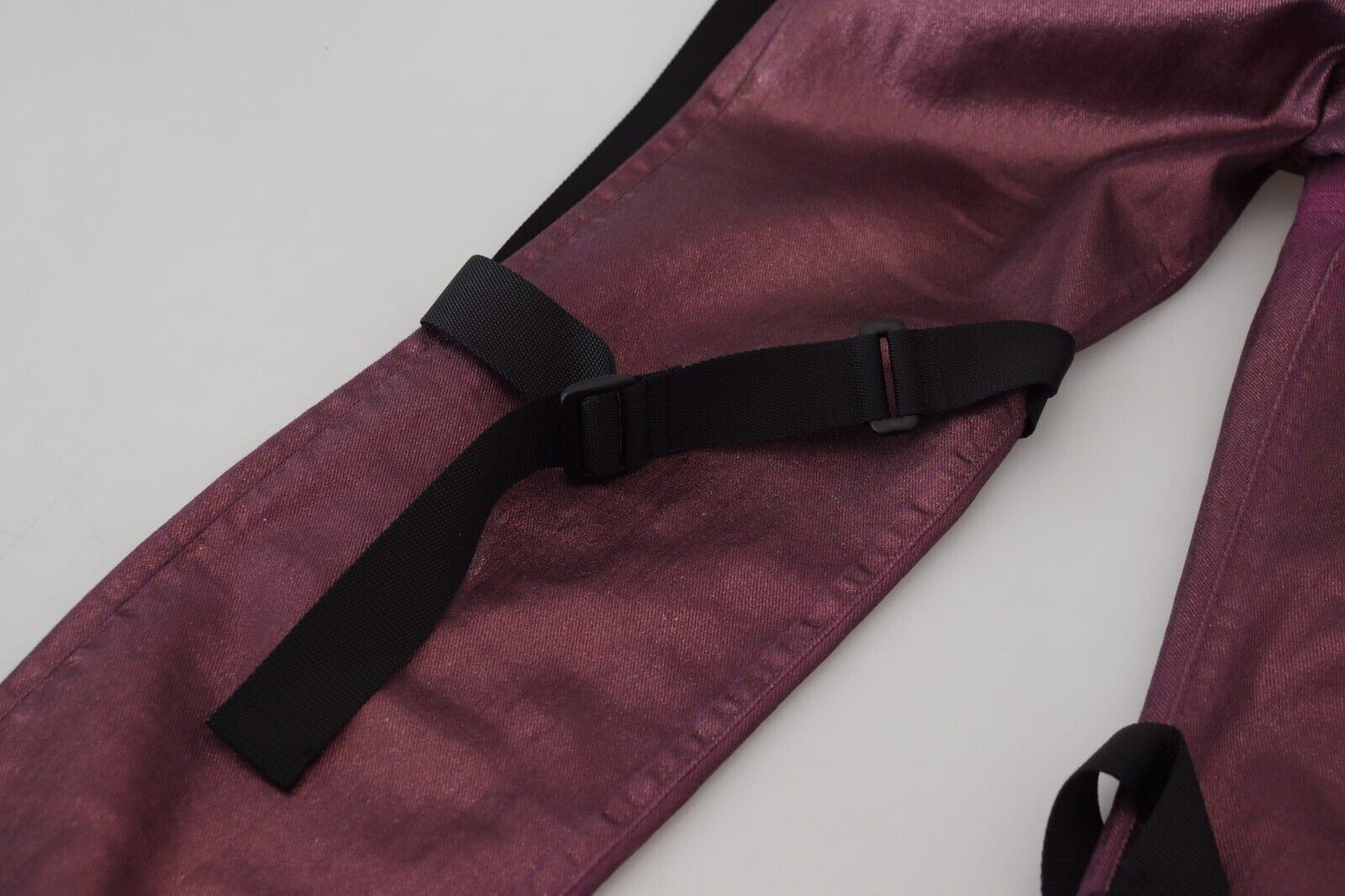 Dolce & Gabbana Elegant Magenta Cotton Trousers