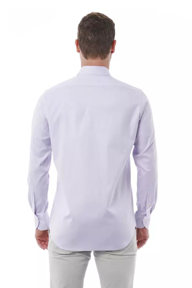 Bagutta Elegant Pink Italian Collar Shirt - Regular Fit