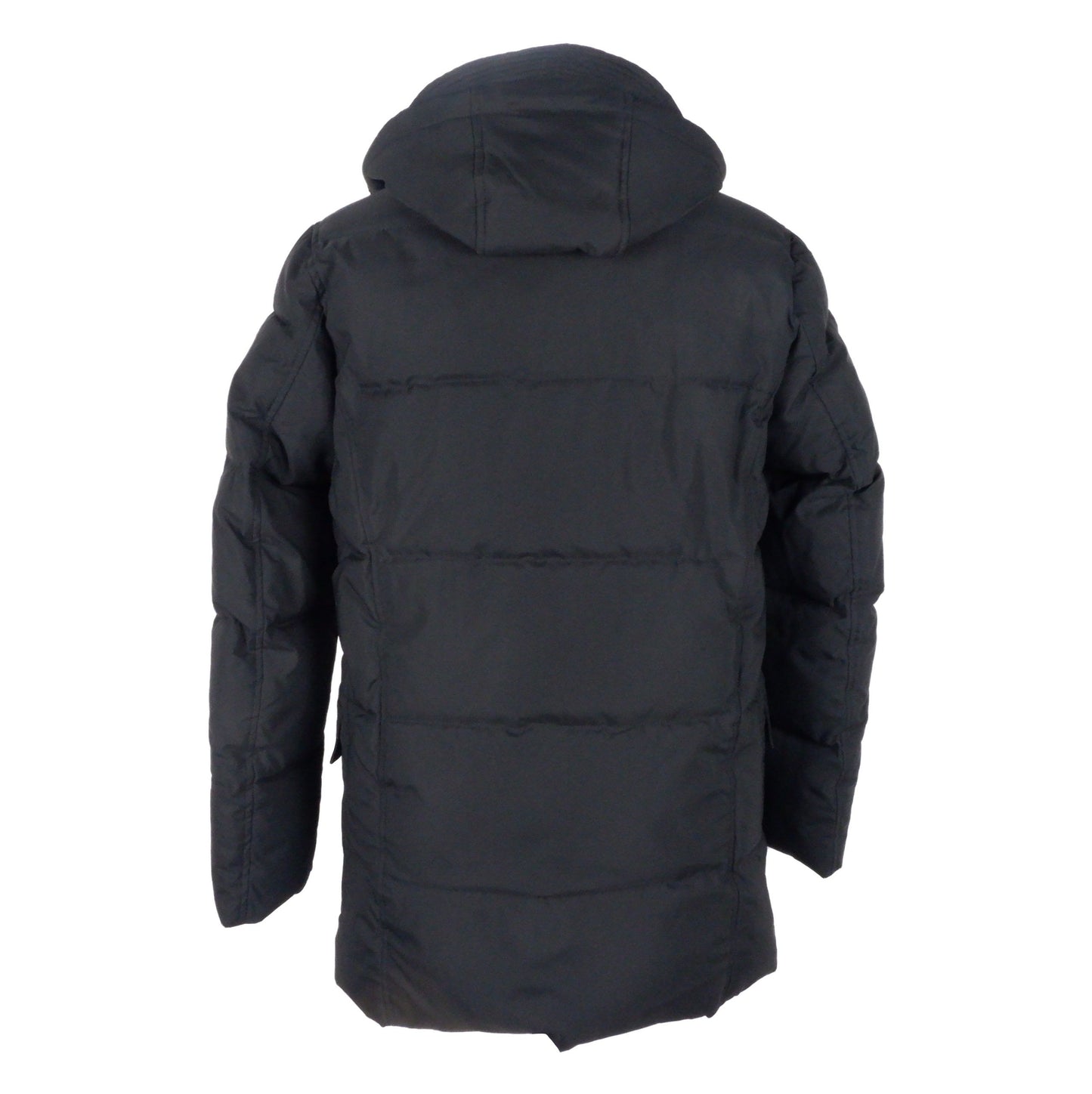 Emilio Romanelli Dashing Gentleman's Black Jacket with Hood