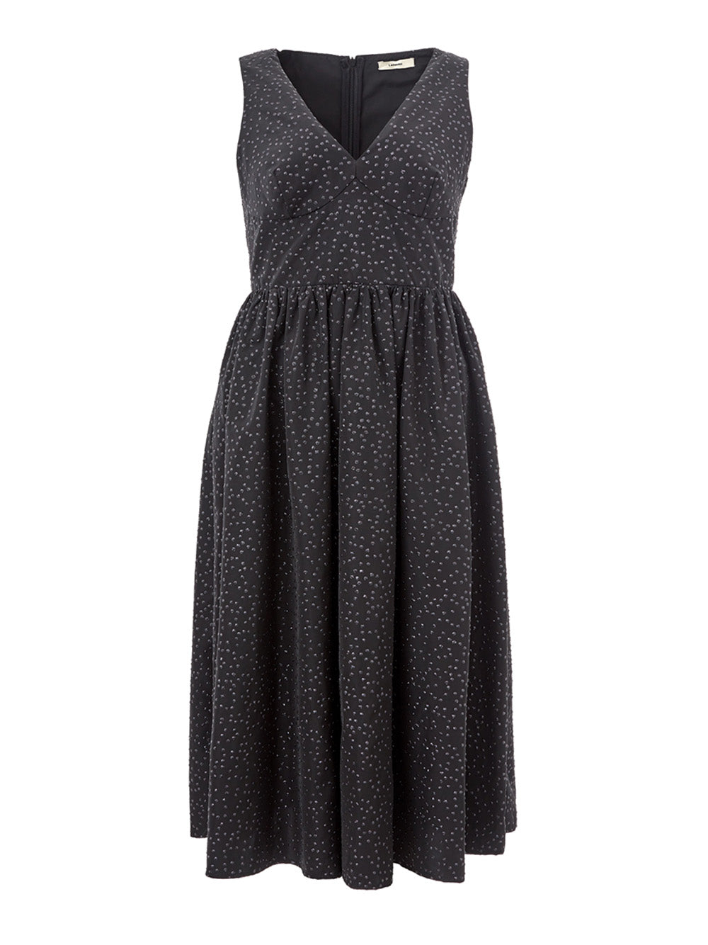 Lardini Exquisite Black Embellished Long Dress