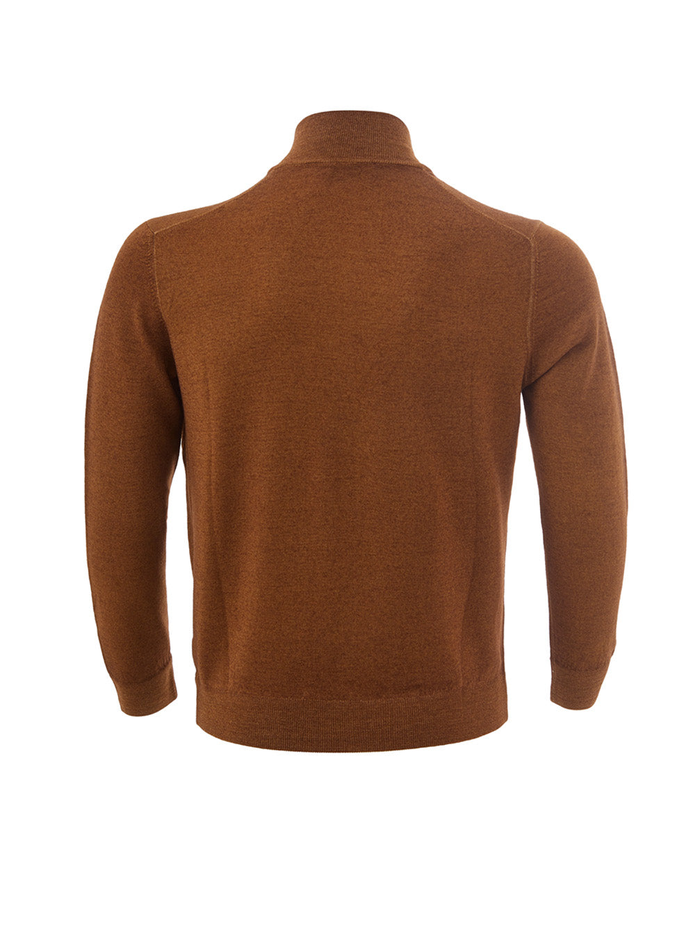 Gran Sasso Elegant Beige Cotton Zip Sweater