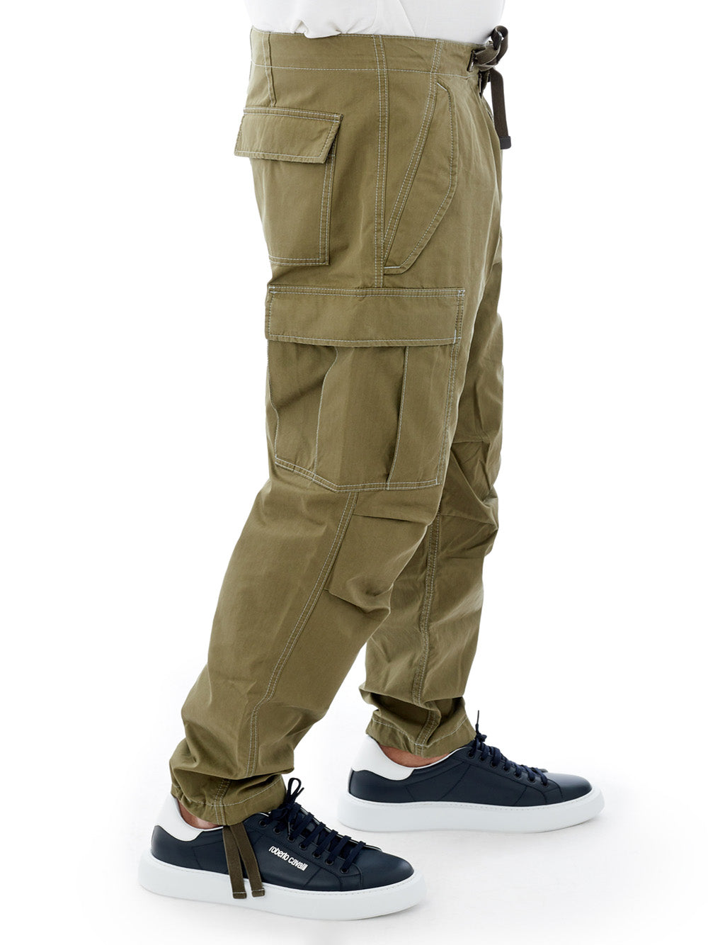 Tom Ford Elegant Green Cargo Trousers - Relaxed Fit