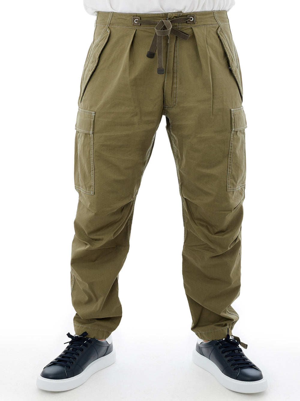 Tom Ford Elegant Green Cargo Trousers - Relaxed Fit