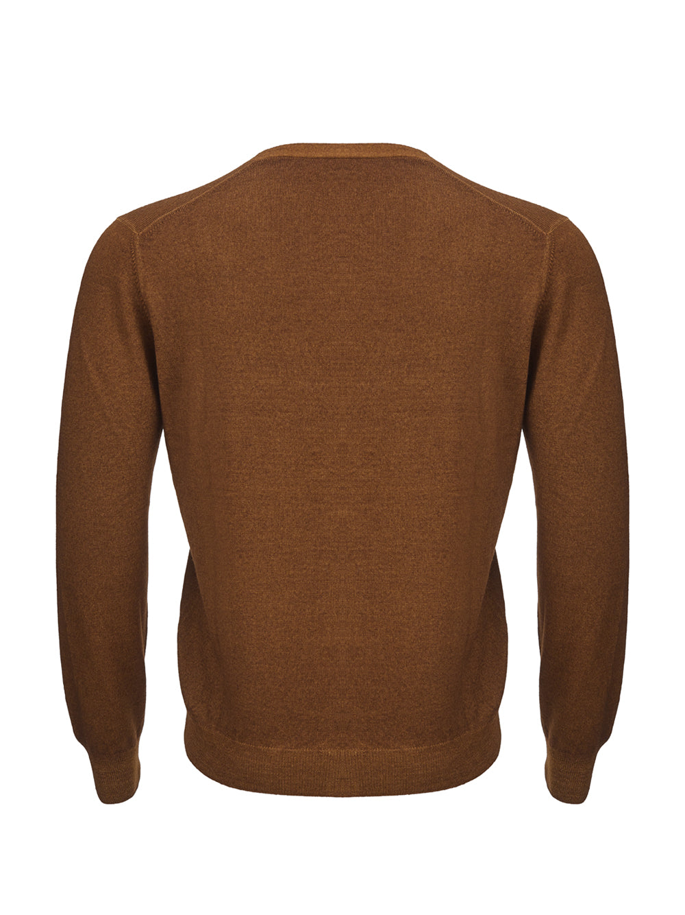 Gran Sasso Elegant Brown Wool Cardigan for Sophisticated Style