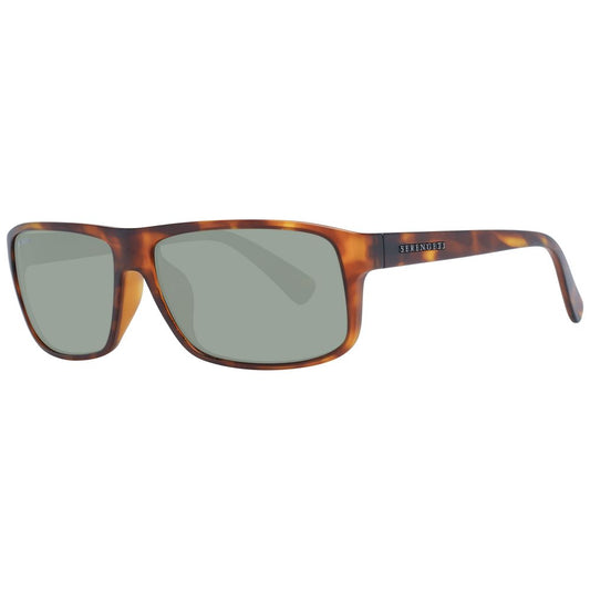 Serengeti Brown Unisex Sunglasses