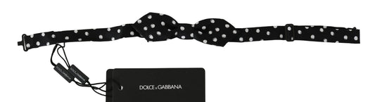 Dolce & Gabbana Elegant Silk Black Tie for the Distinguished Gentlemen