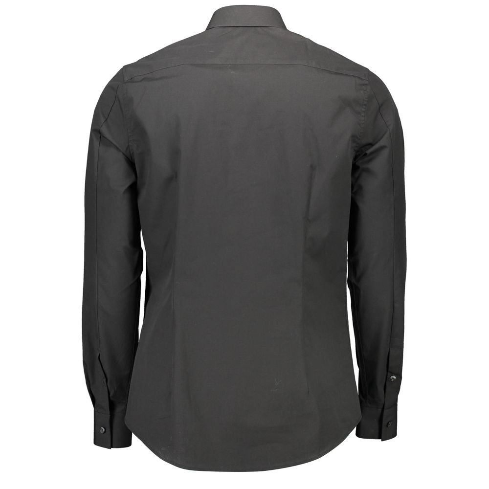 Calvin Klein Sleek Slim Fit Long Sleeve Italian Collar Shirt