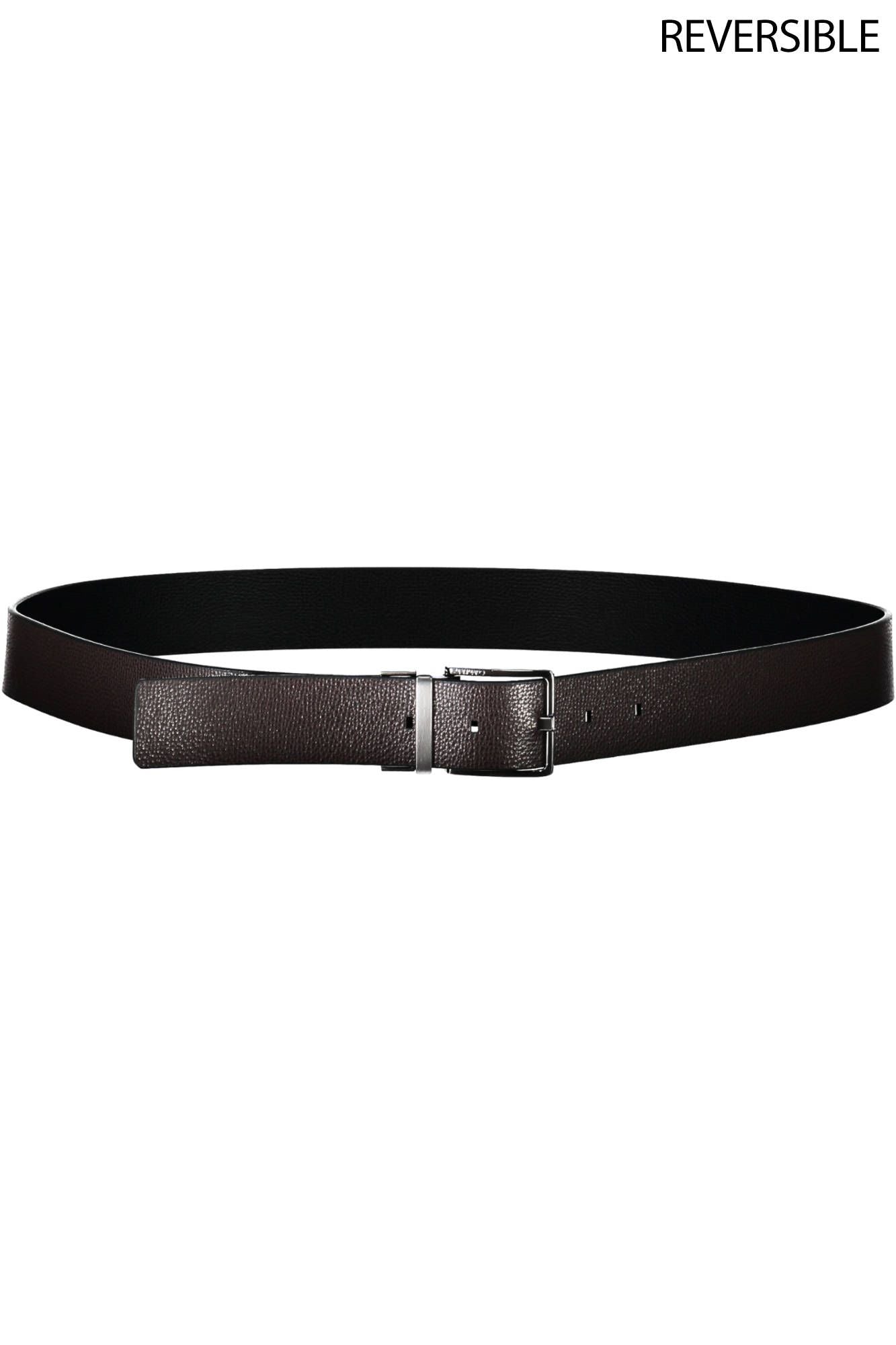 Calvin Klein Reversible Black Leather Sophistication