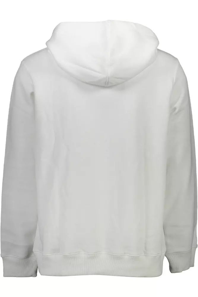 Calvin Klein Eco-Conscious White Hooded Sweatshirt