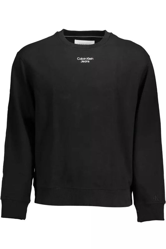 Calvin Klein Sleek Cotton Logo Sweatshirt - Timeless Style