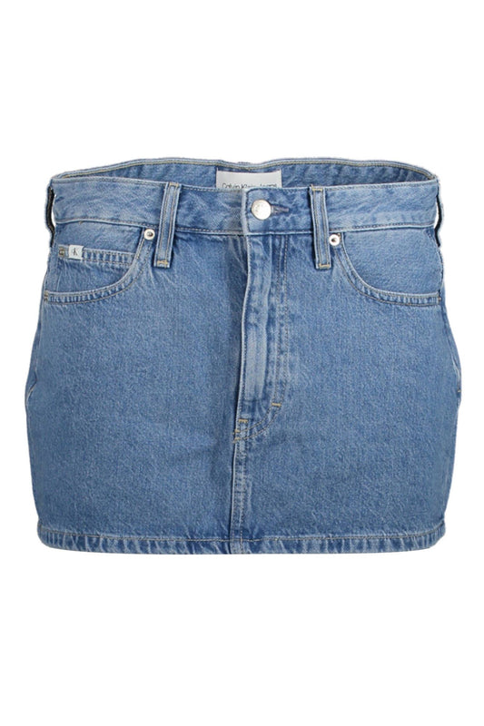 Calvin Klein Chic Light Blue Denim Mini Skirt