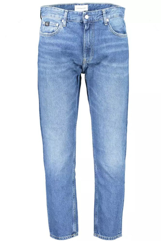 Calvin Klein Eco-Conscious Dad Jeans in Washed Blue