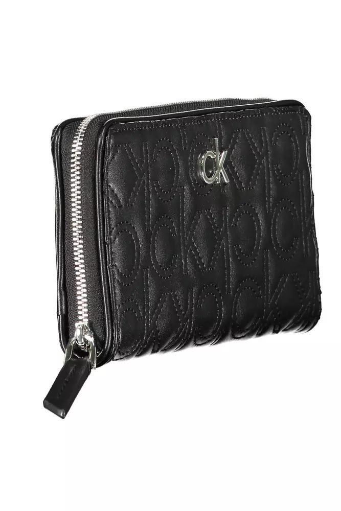 Calvin Klein Chic Black Polyethylene Zip Wallet