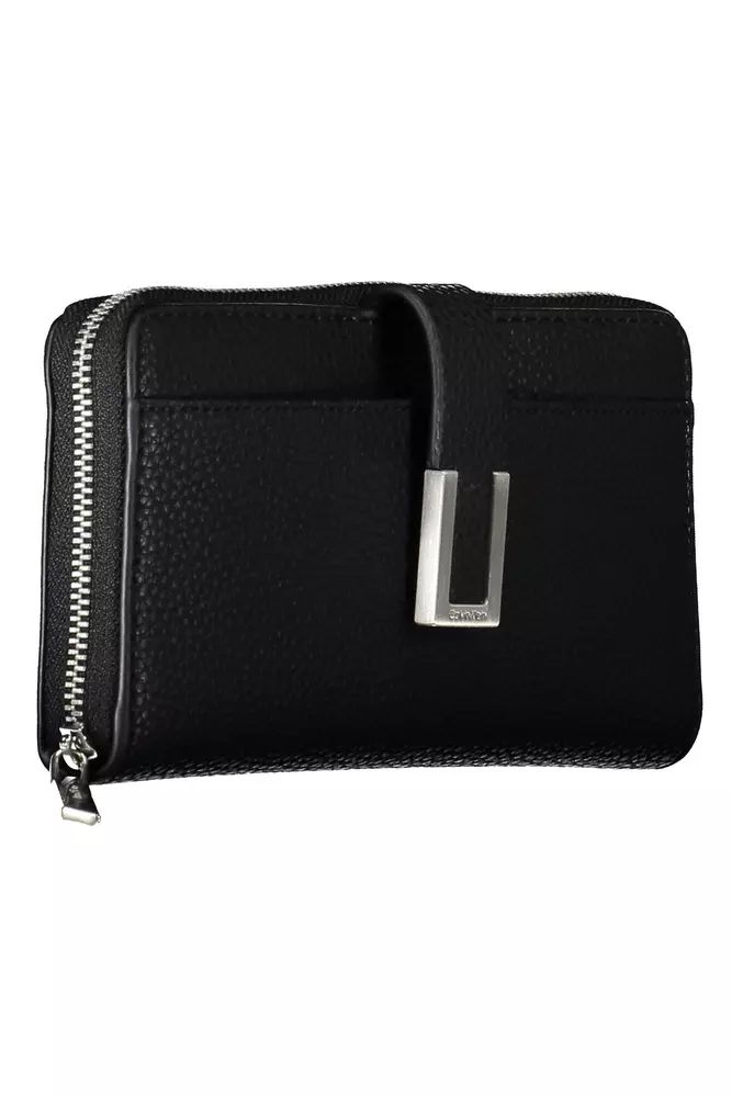 Calvin Klein Elegant Five-Compartment Black Wallet