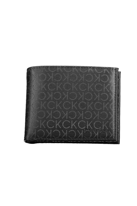 Calvin Klein Sleek Black Bifold Wallet with RFID Block