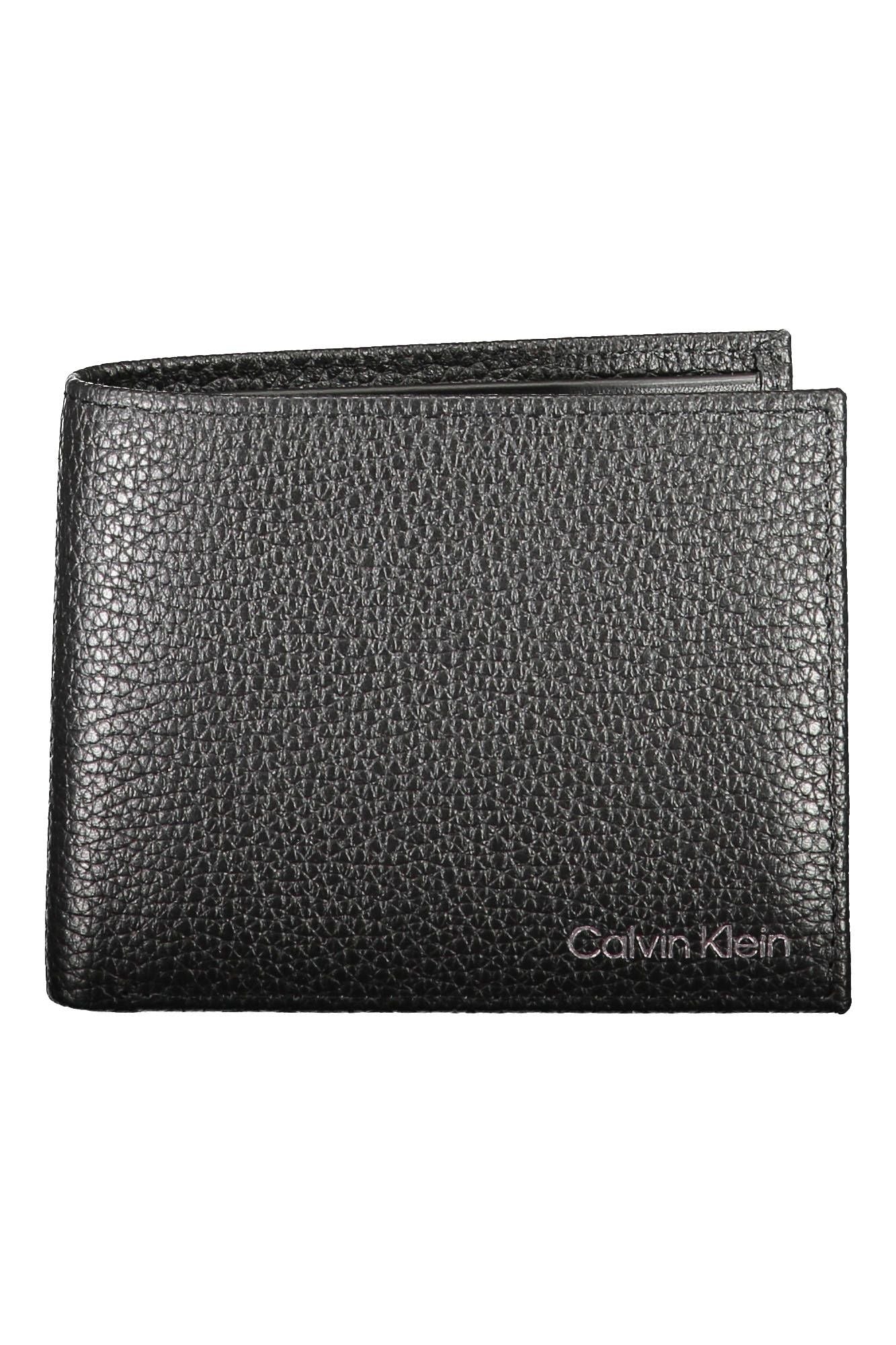 Calvin Klein Sleek Black Leather RFID Wallet