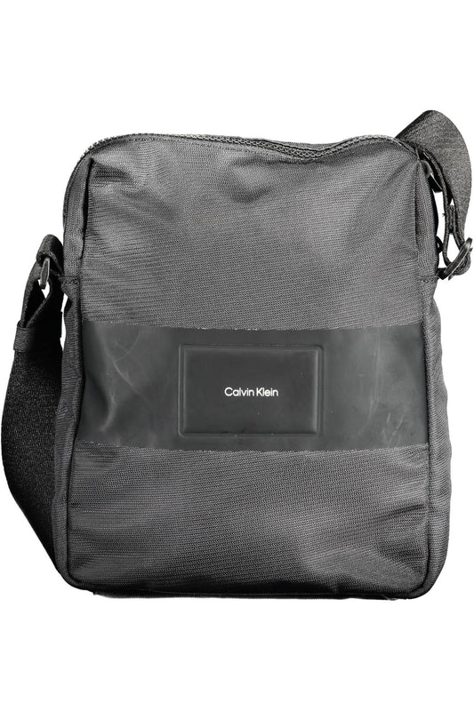 Calvin Klein Eco-Friendly Sleek Black Shoulder Bag