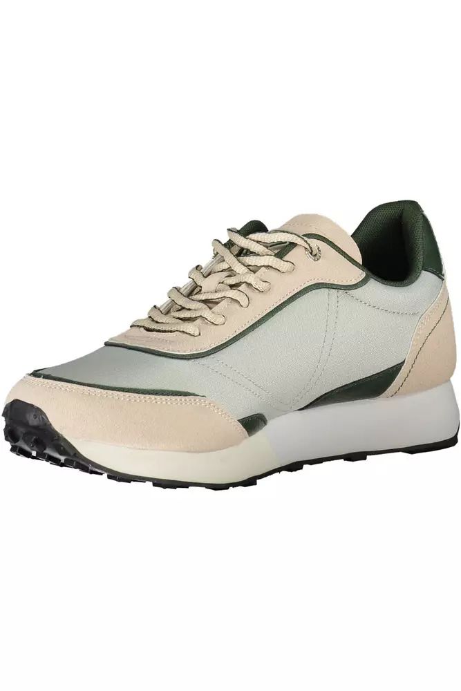 Carrera Beige ECO Leather Sneakers with Contrasting Details