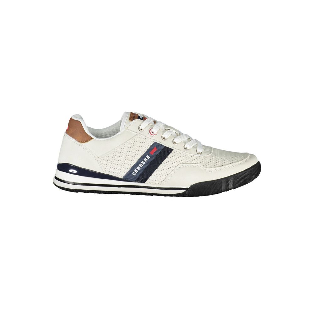 Carrera Sleek White Sneakers with Contrast Accents