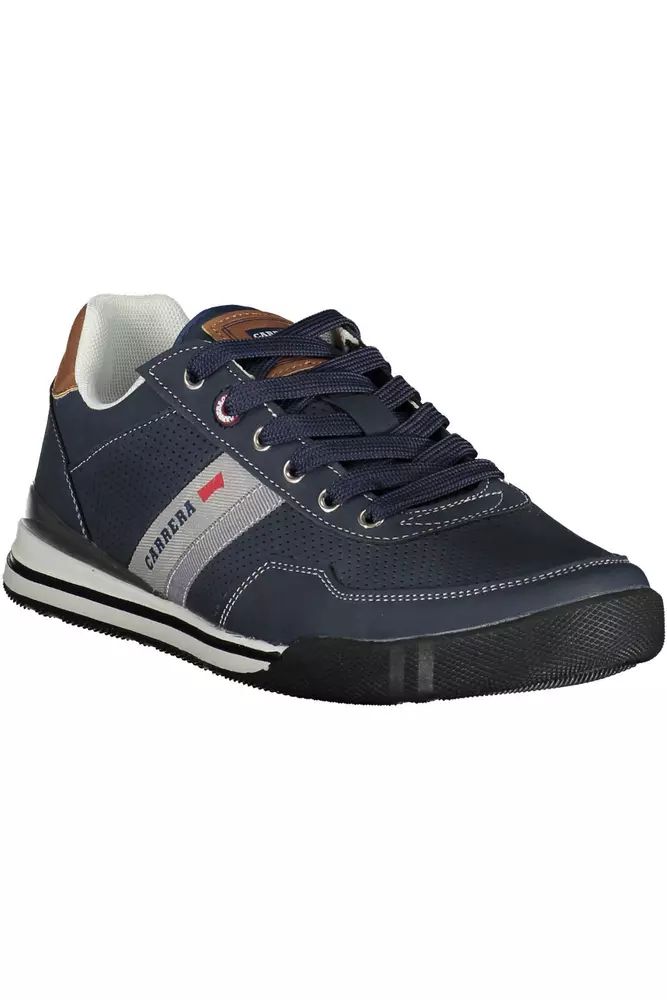 Carrera Sleek Blue Contrasting Sports Sneakers