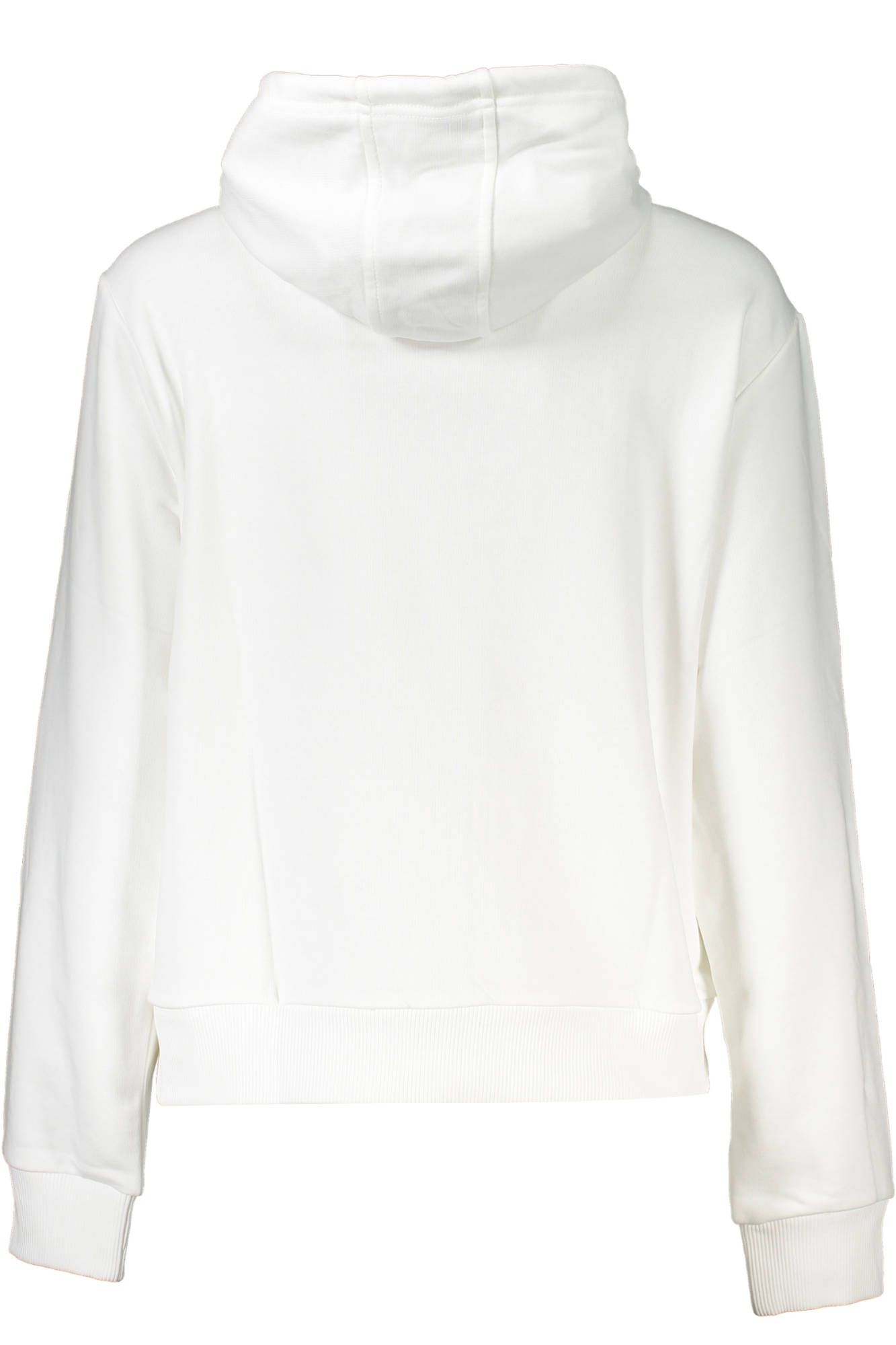 Cavalli Class Elegant White Hooded Sweatshirt