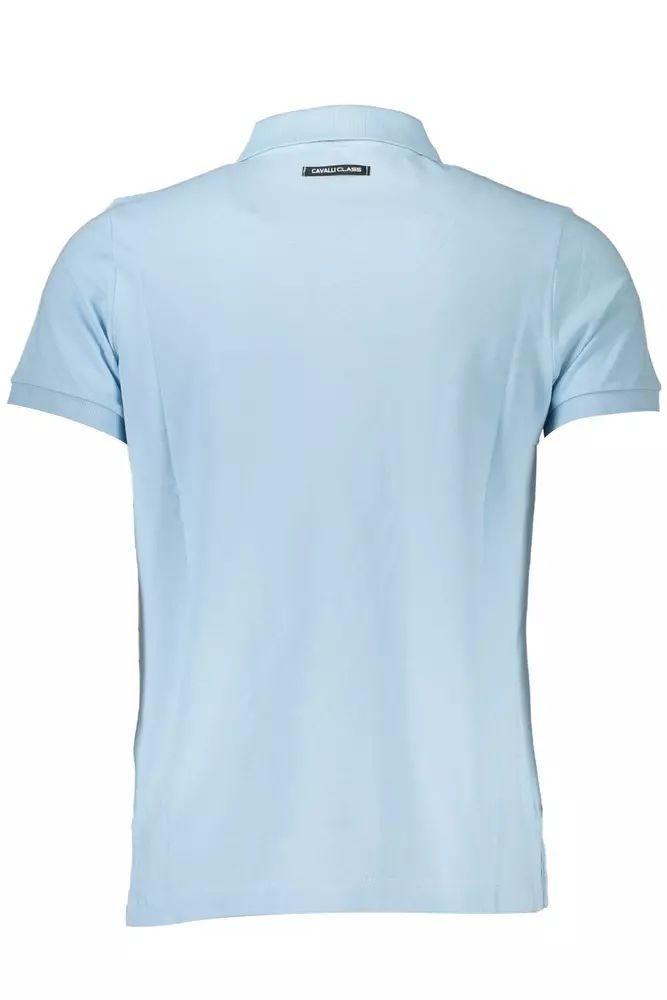 Cavalli Class Elegant Light Blue Men's Polo