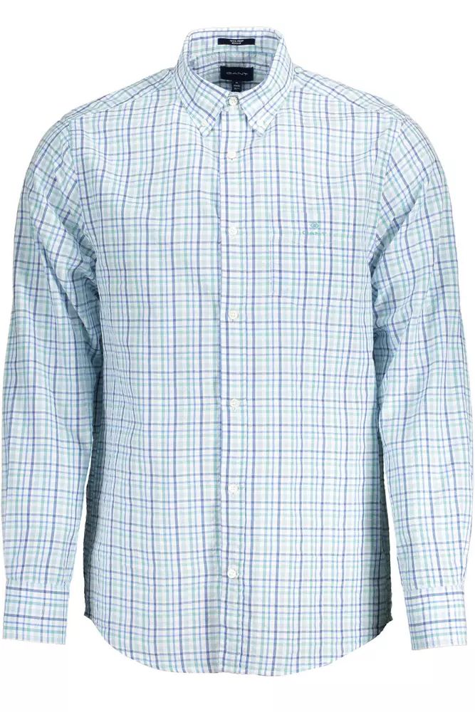 Gant Elegant Light Blue Long-Sleeved Shirt