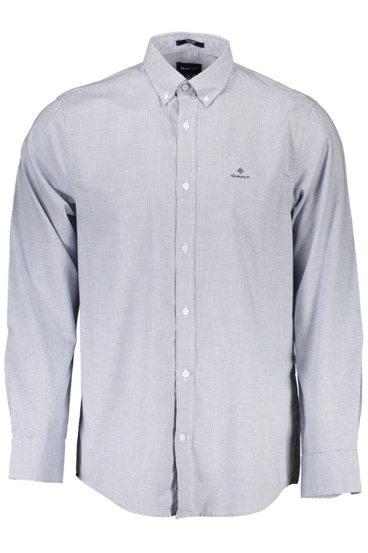 Gant Elegant Organic Cotton Blend Blue Shirt