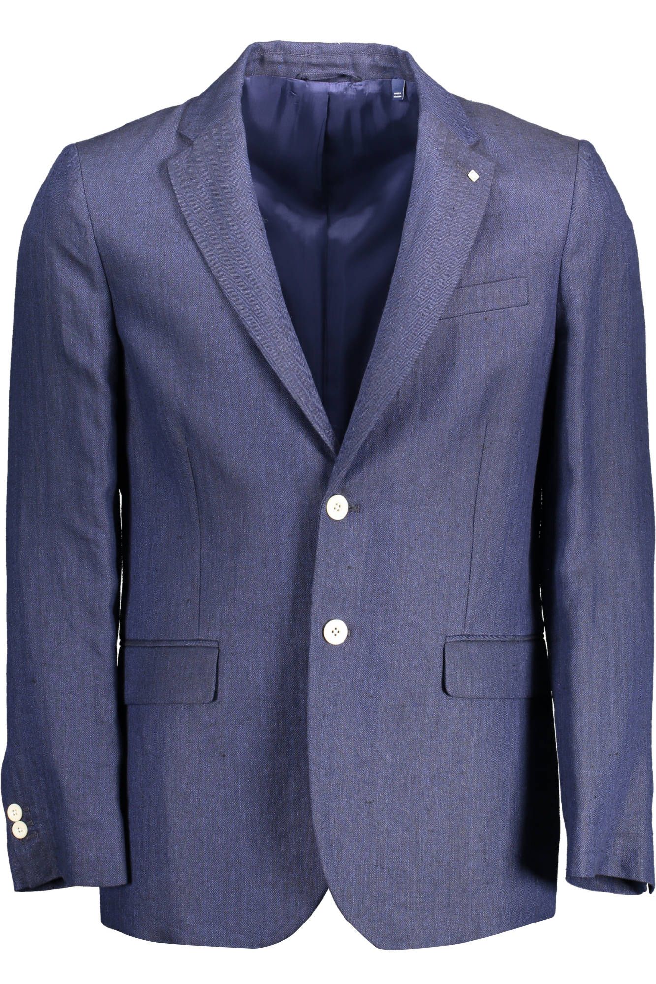 Gant Elegant Linen Blue Jacket for Men