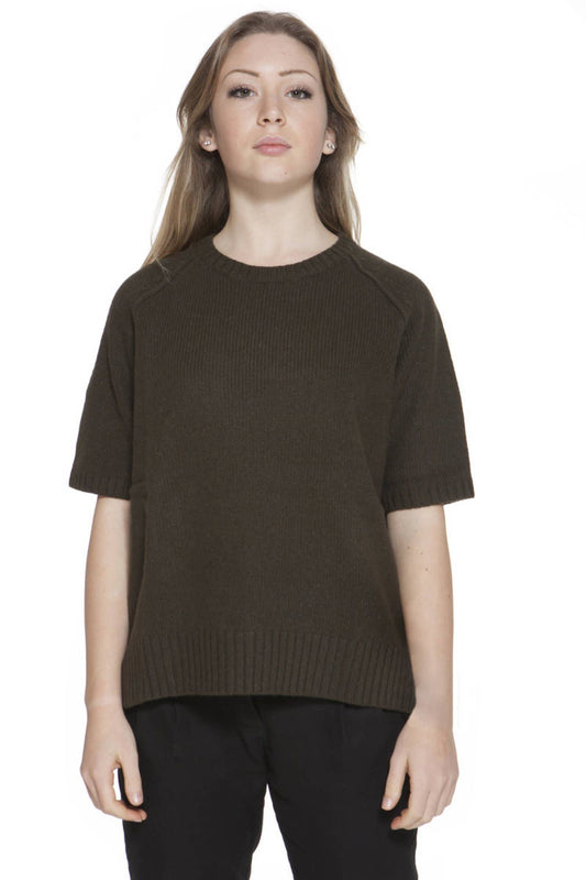 Gant Chic Green Wool-Angora Blend Sweater with Logo