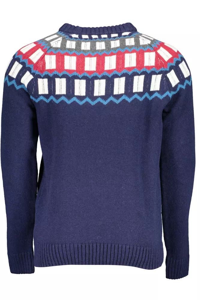 Gant Alpaca Blend Blue Designer Sweater