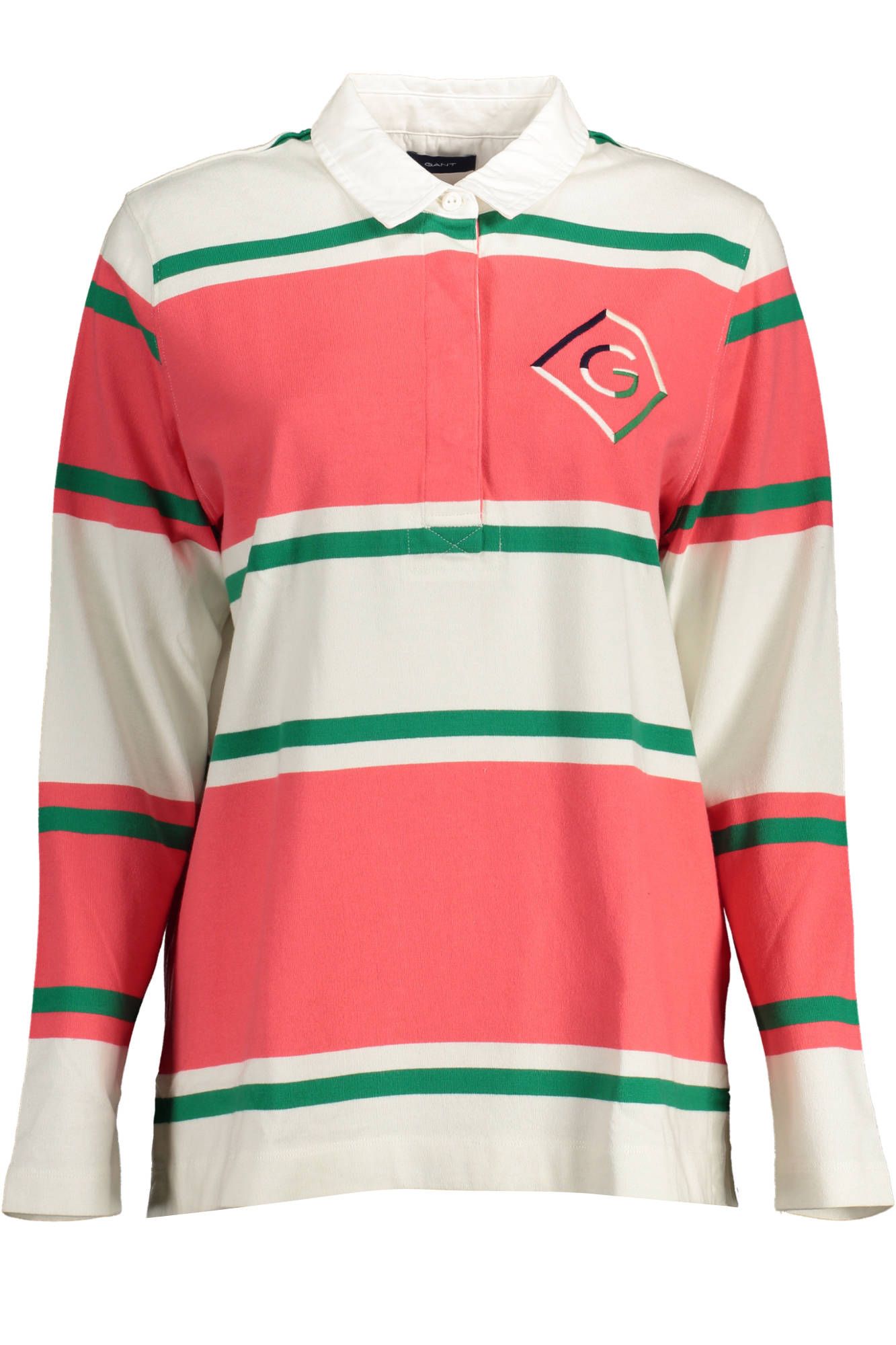 Gant Elegant Long-Sleeved Pink Polo for Women