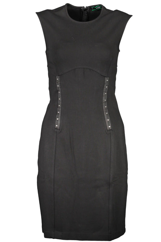 Guess Jeans Sleeveless Zip-Back Little Black Dress