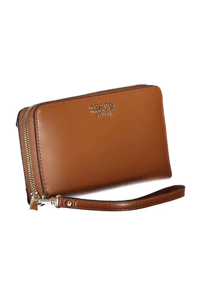 Guess Jeans Chic Essential Brown Ladies Wallet