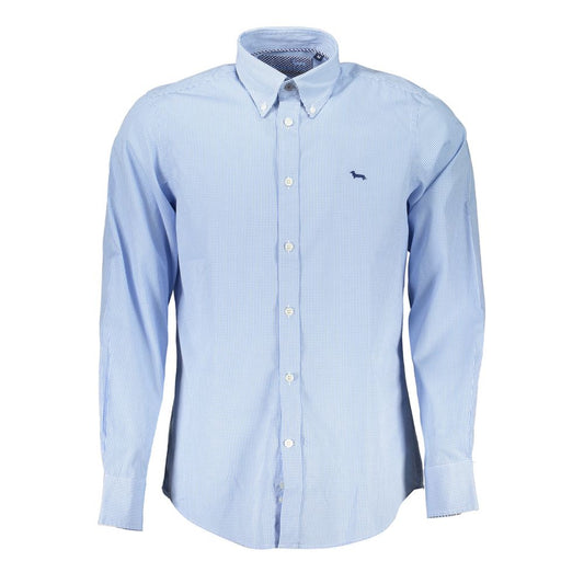 Harmont & Blaine Elegant Light Blue Long Sleeve Cotton Shirt