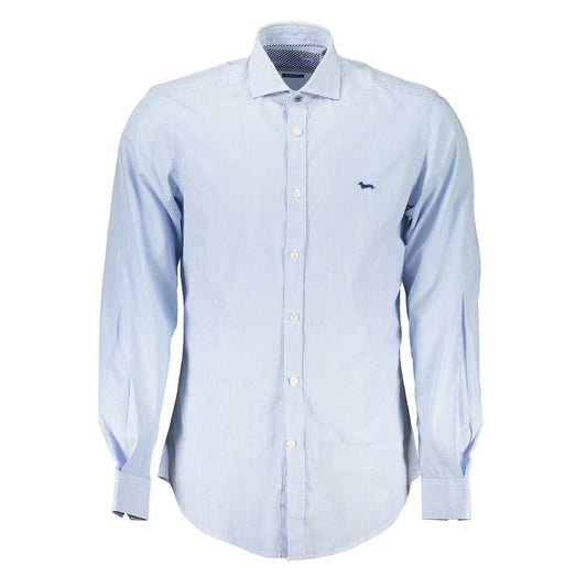 Harmont & Blaine Chic Light Blue Organic Cotton Shirt