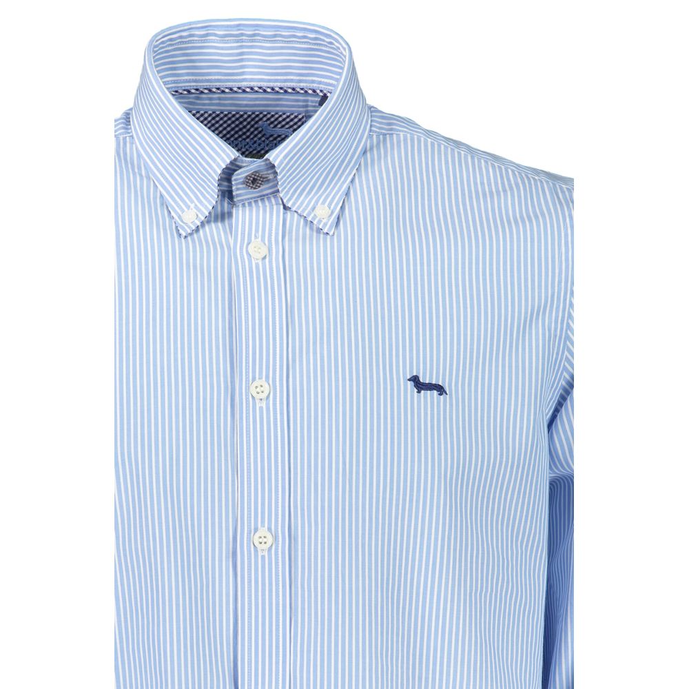 Harmont & Blaine Elegant Striped Button-Down Cotton Shirt