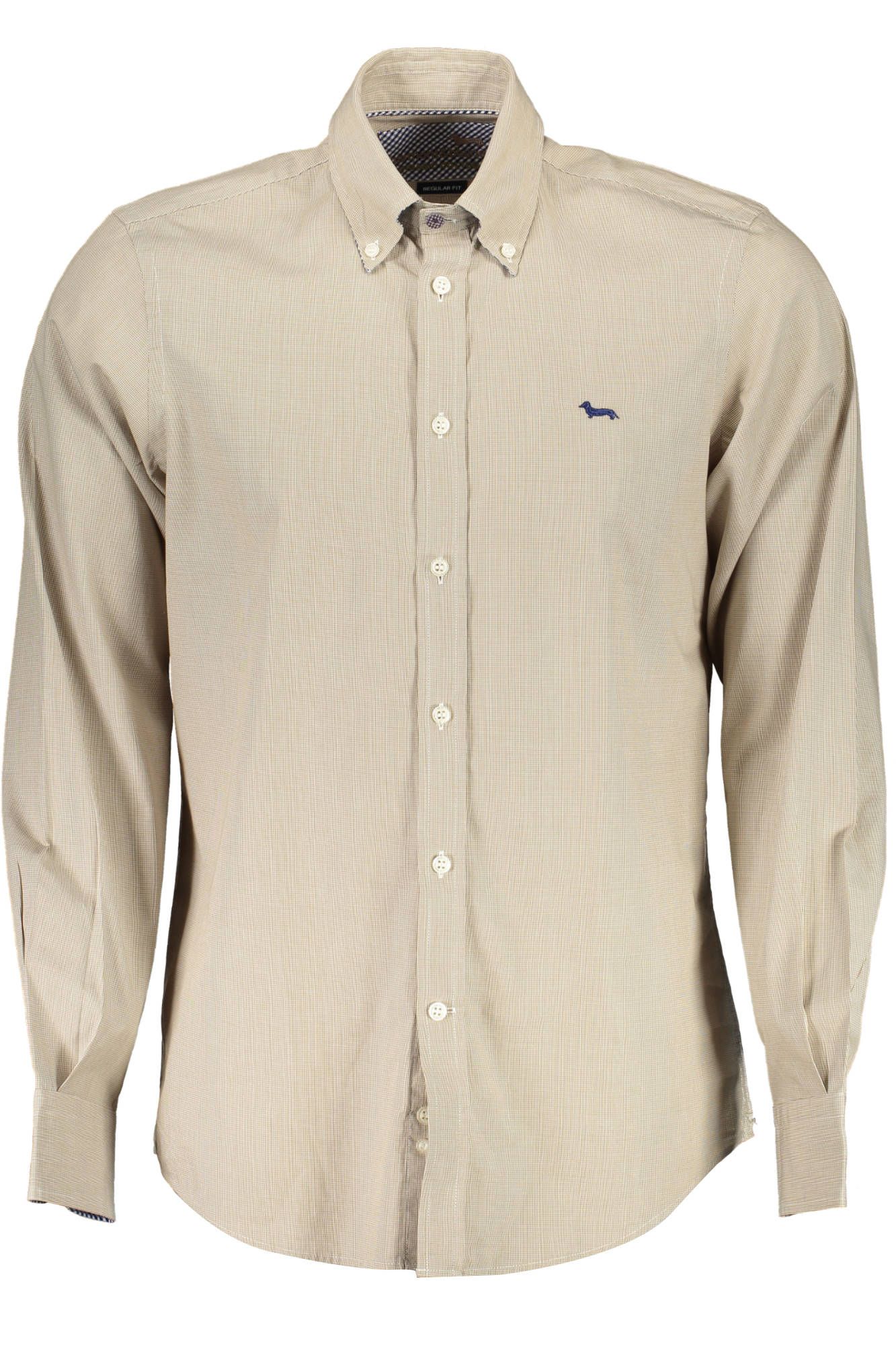 Harmont & Blaine Elegant Beige Organic Cotton Shirt