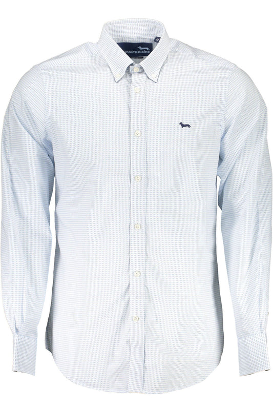 Harmont & Blaine Elegant White Cotton Long Sleeve Shirt