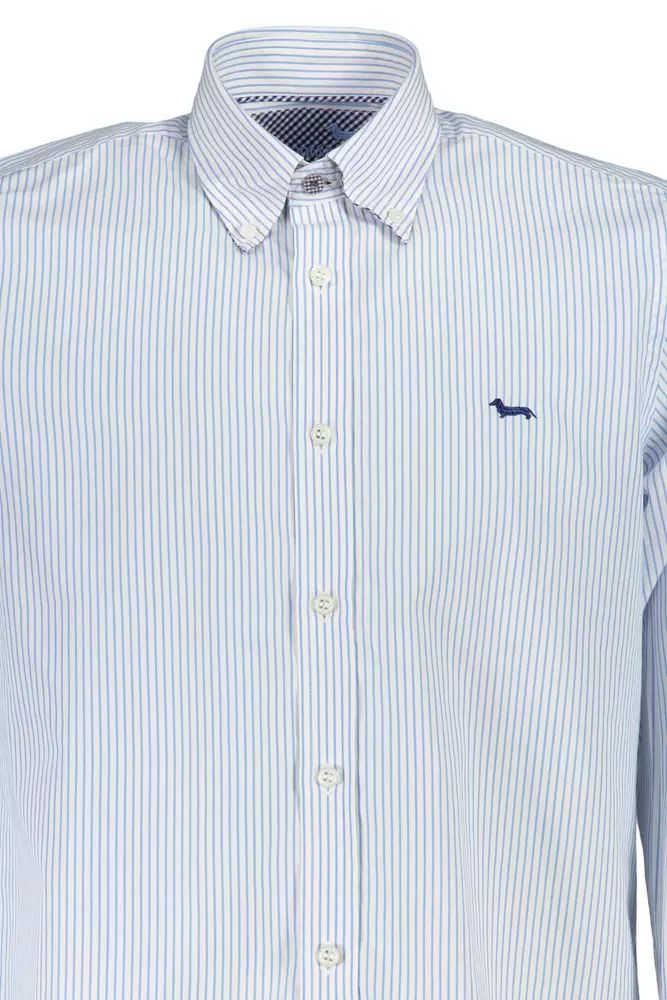 Harmont & Blaine Elegant White Cotton Button-Down Shirt