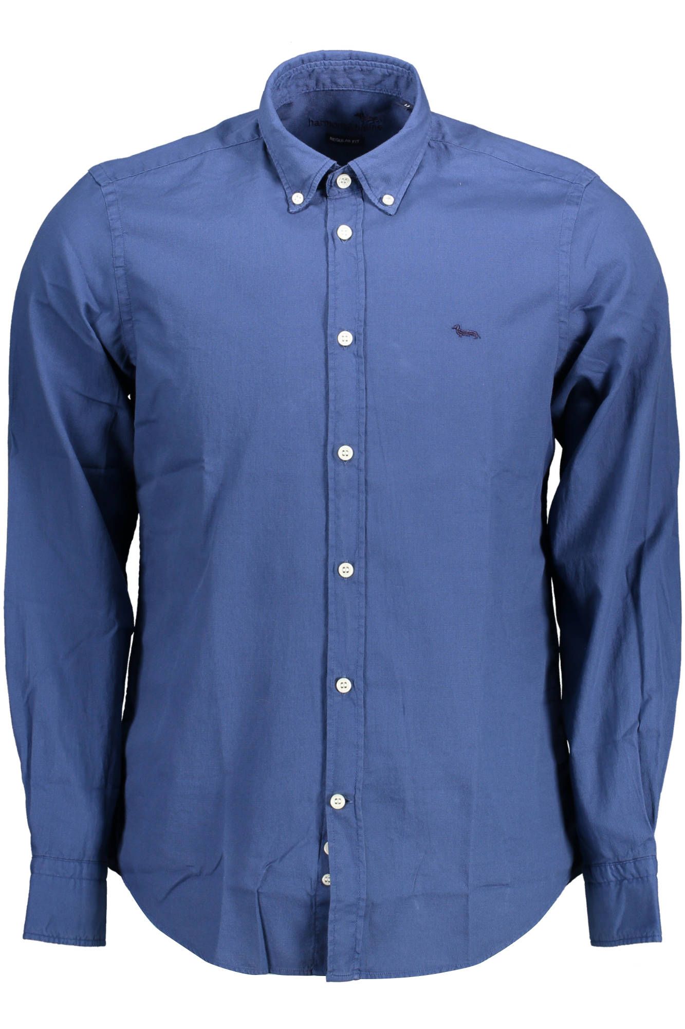 Harmont & Blaine Elegant Blue Cotton Long Sleeve Shirt